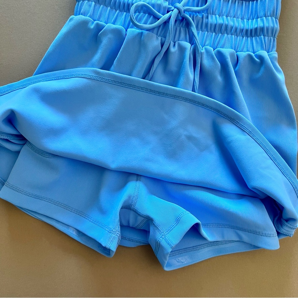Salt Project Ribbed Blue Do Anything Active Dress - Picture 10 of 16